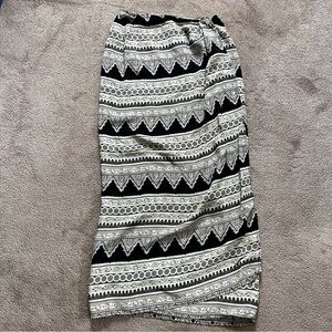 Vintage Multi-Wear by D.P. Altomonte Women’s Patterned Maxi Skirt Size 10